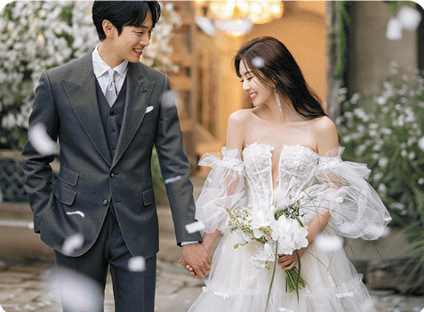 범계 웨딩박람회 웨딩홀 및 예식장 내부 모습