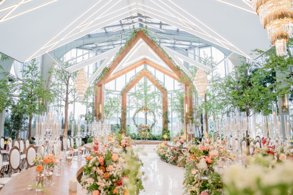 초대형 인천 웨딩박람회 혼수 및 예물 전시 부스