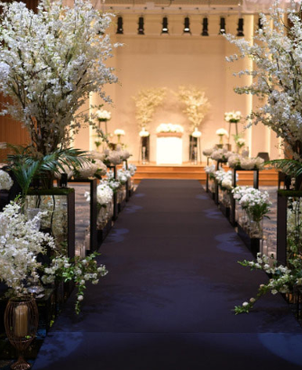 김포 하우투 웨딩박람회 웨딩박람회 참가 업체와 상담 장면