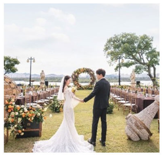 서울 웨딩박람회 웨딩홀 및 예식장 내부 모습