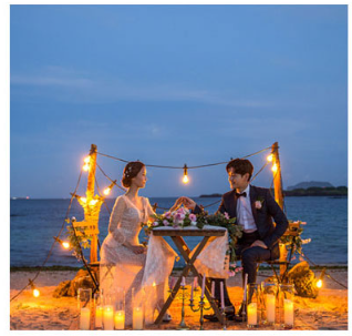 범계 신혼여행&혼수박람회 웨딩박람회 참가 업체와 상담 장면